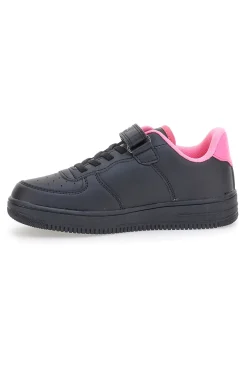 Sneakers nere e rosa con stampa colorata PITT KIDS K191562