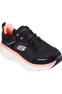 Sneakers Nere e Rosa Skechers D'Lux Walker 2 Daisy Doll