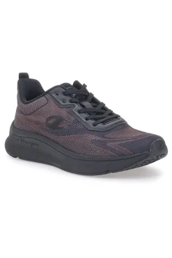 Sneakers Nere e Rosse con Tomaia in Mesh CHAMPION GALACTIC Low Cut Shoe