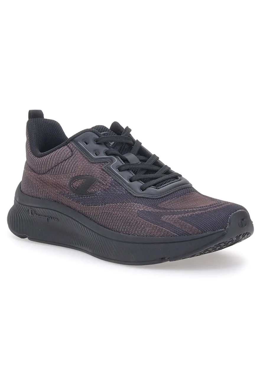 Sneakers Nere e Rosse con Tomaia in Mesh CHAMPION GALACTIC Low Cut Shoe