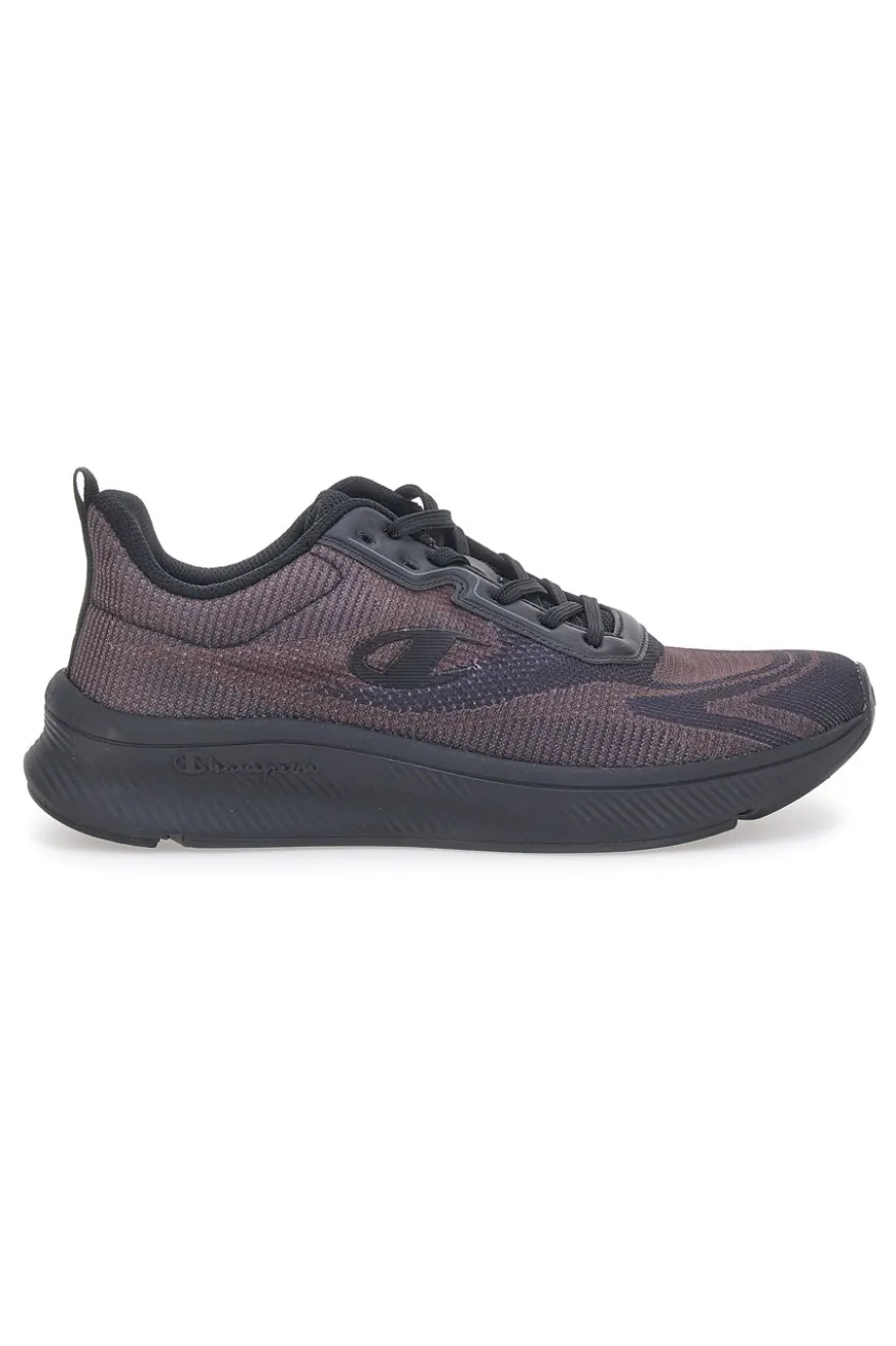 Sneakers Nere e Rosse con Tomaia in Mesh CHAMPION GALACTIC Low Cut Shoe