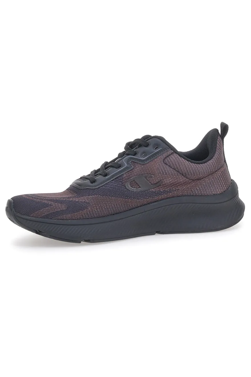 Sneakers Nere e Rosse con Tomaia in Mesh CHAMPION GALACTIC Low Cut Shoe