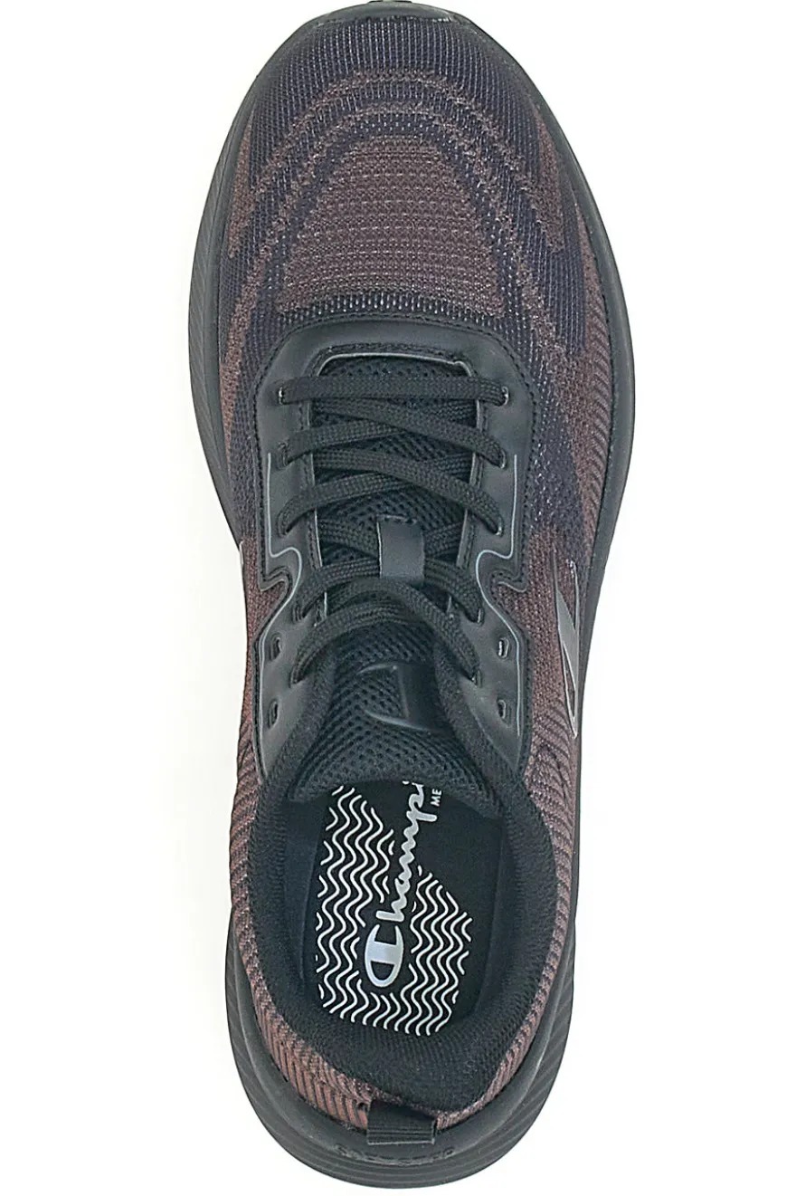 Sneakers Nere e Rosse con Tomaia in Mesh CHAMPION GALACTIC Low Cut Shoe