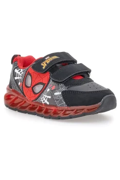 Sneakers nere e rosse con luci Spiderman R1310616S