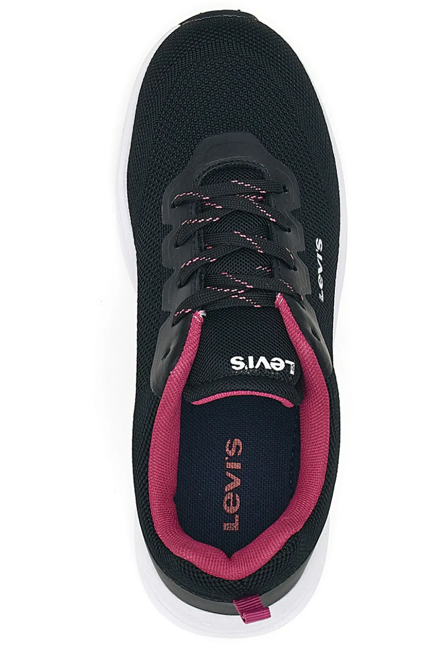 Sneakers Nere e Rosse con Tomaia in Mesh LEVI'S 3440