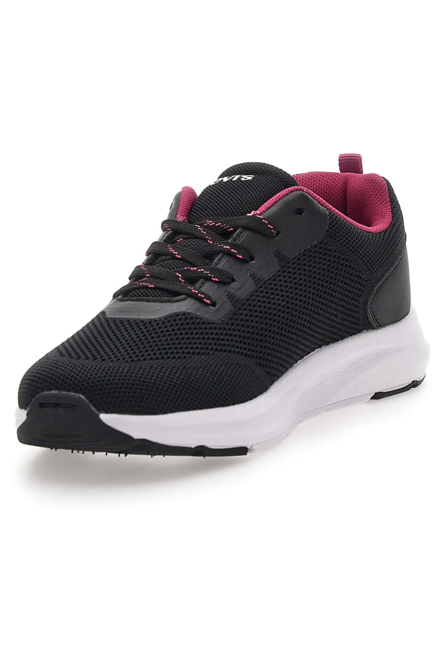 Sneakers Nere e Rosse con Tomaia in Mesh LEVI'S 3440