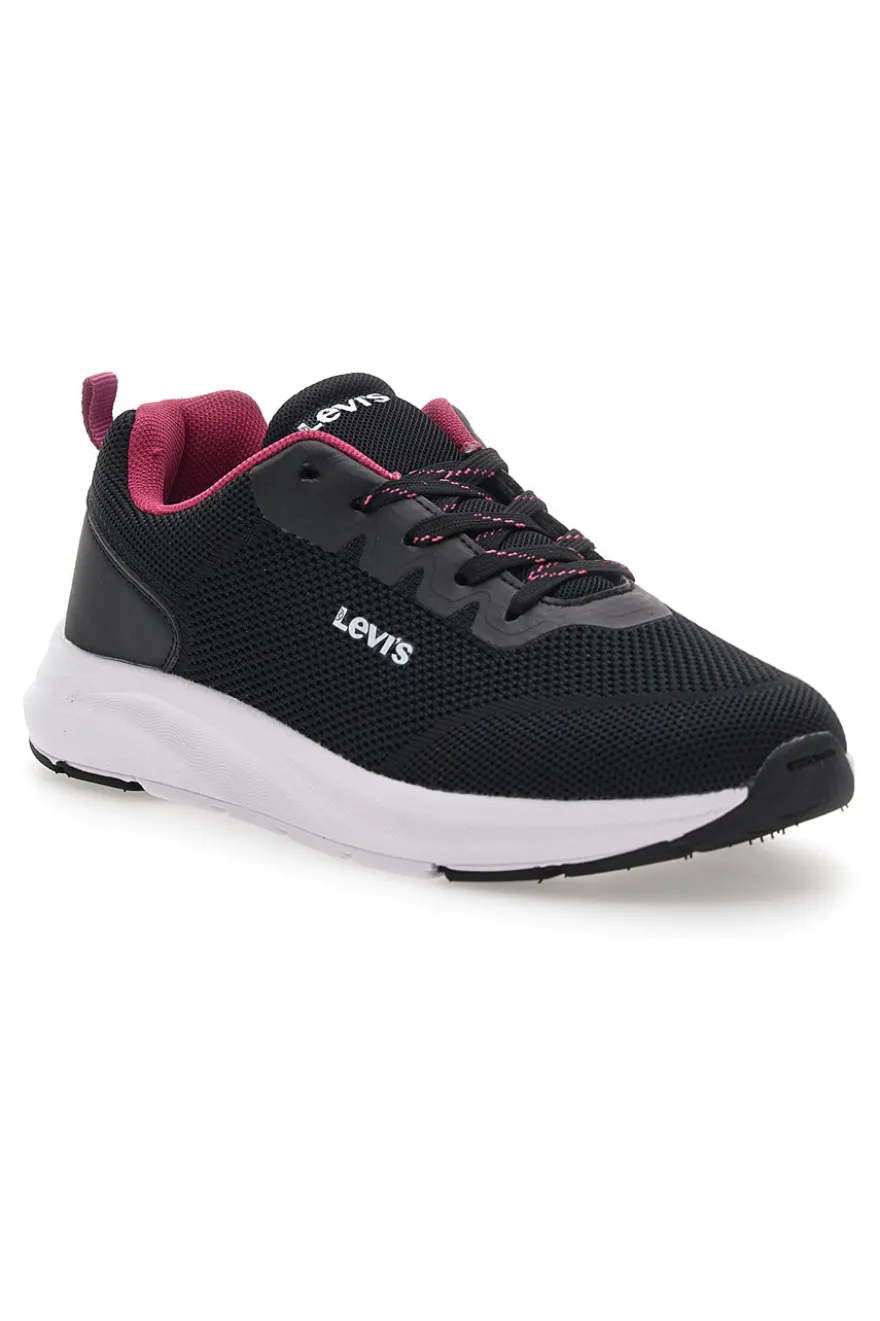 Sneakers Nere e Rosse con Tomaia in Mesh LEVI'S 3440