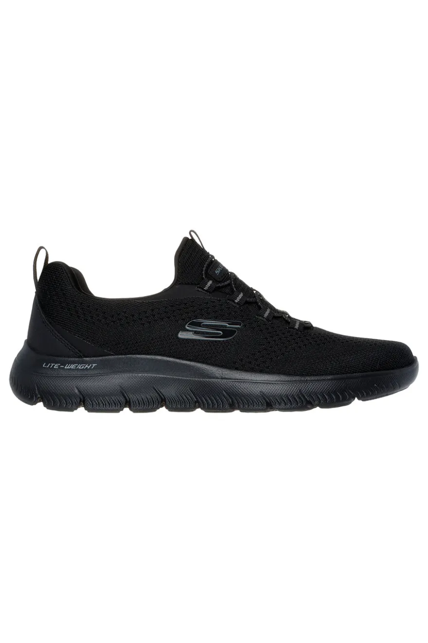Sneakers nere in knit con memory foam Skechers Summits Tallo