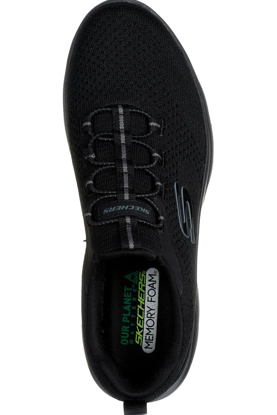 Sneakers nere in knit con memory foam Skechers Summits Tallo