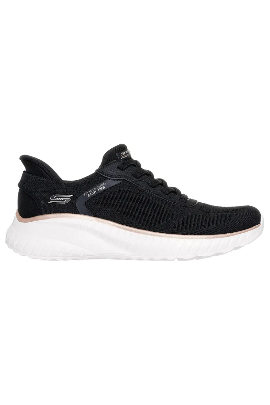 Sneakers nere in knit slip-ins con memory foam Skechers Bobs Squad Chaos Current Muse