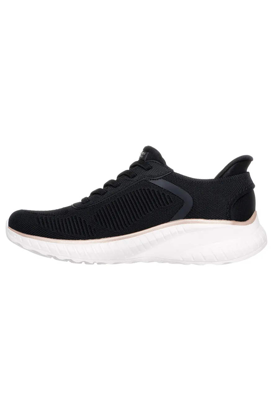 Sneakers nere in knit slip-ins con memory foam Skechers Bobs Squad Chaos Current Muse