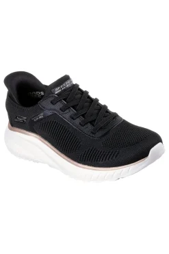 Sneakers nere in knit slip-ins con memory foam Skechers Bobs Squad Chaos Current Muse