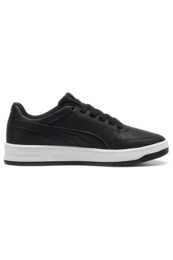 Sneakers nere in materiali sintetici con suola bicolore Puma Court Classic Clean Jr