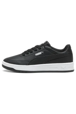 Sneakers nere in materiali sintetici con suola bicolore Puma Court Classic Clean Jr