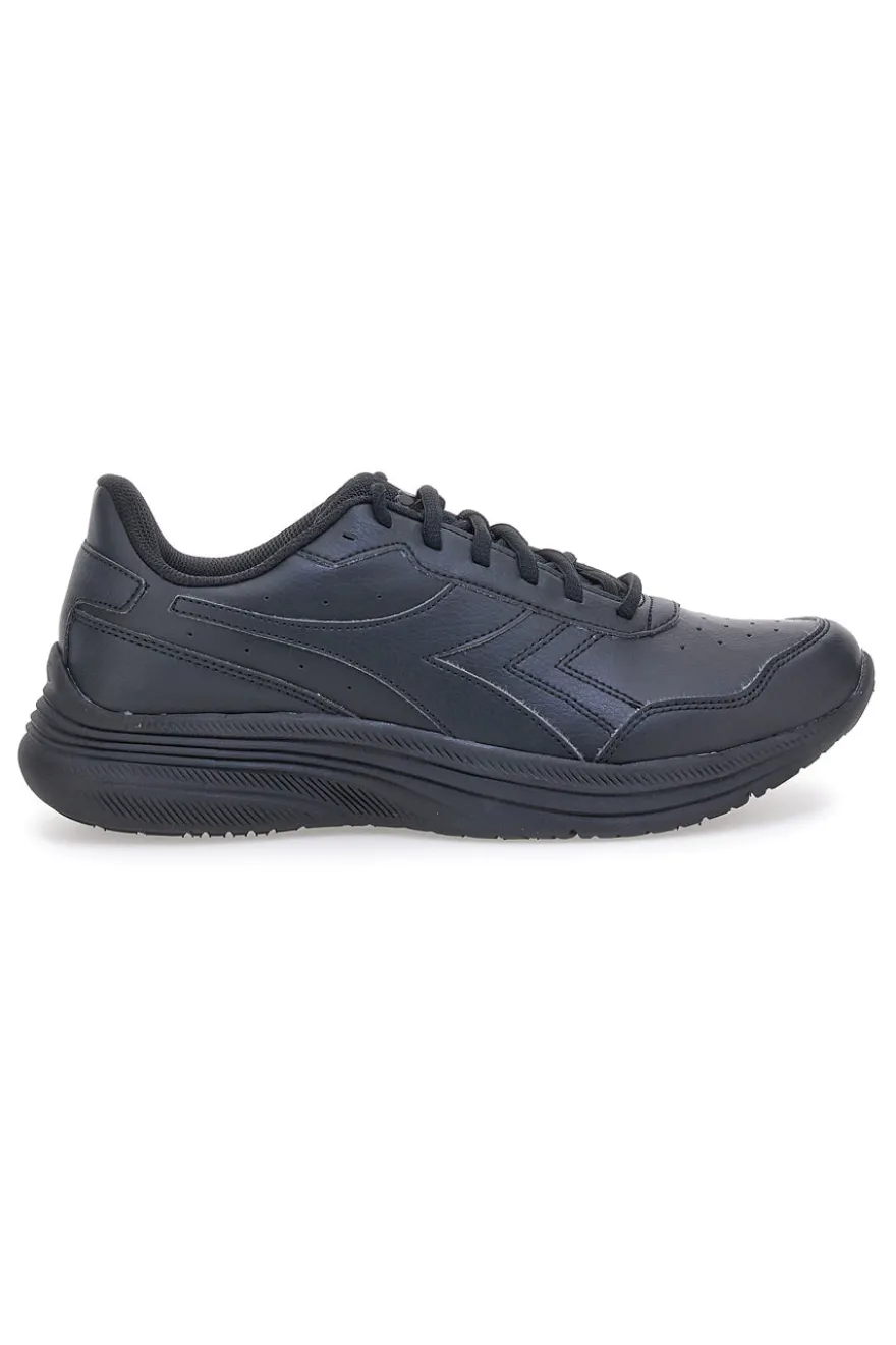 Sneakers nere in materie sintetiche stile basket Diadora Eagle 8 SL