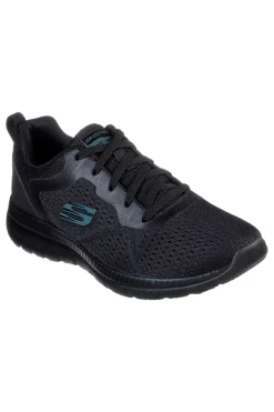Sneakers nere in mesh con Memory Foam Skechers Bountiful Quick Path