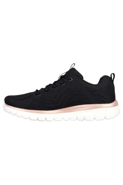 Sneakers nere in mesh con Memory Foam Skechers Graceful Get Connected R-Sport