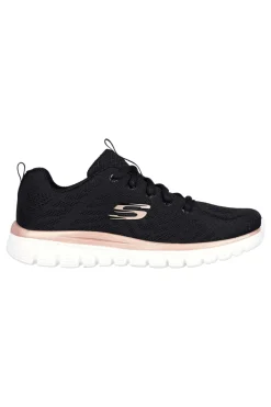 Sneakers nere in mesh con Memory Foam Skechers Graceful Get Connected R-Sport