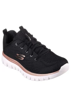 Sneakers nere in mesh con Memory Foam Skechers Graceful Get Connected R-Sport