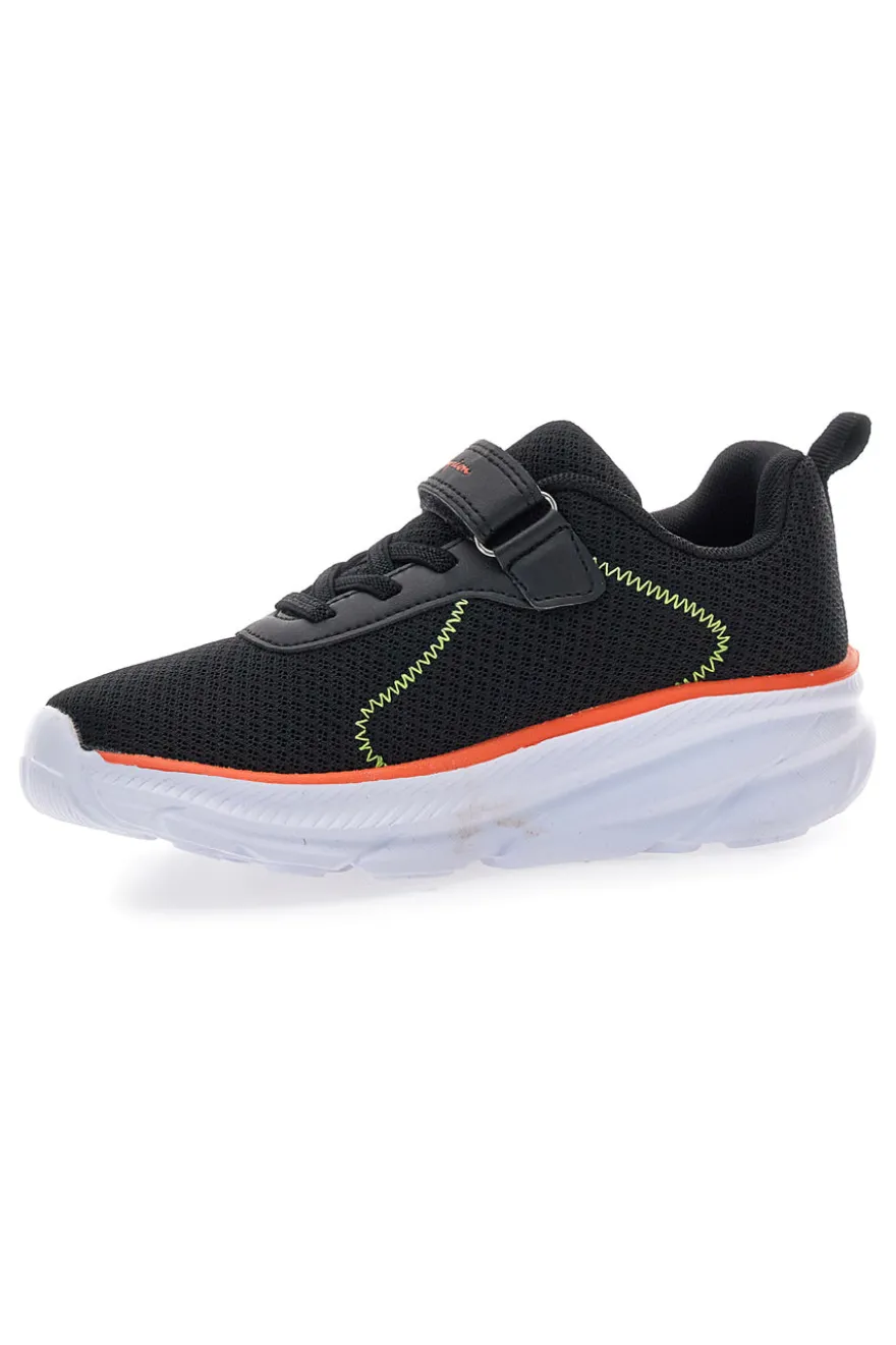 Sneakers nere in mesh con suola chunky e dettagli arancioni Champion HRO J B PS Low Cut