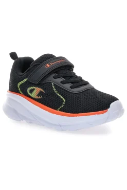 Sneakers nere in mesh con suola chunky e dettagli arancioni Champion HRO J B PS Low Cut