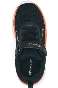 Sneakers nere in mesh con suola chunky e dettagli arancioni Champion HRO J B PS Low Cut