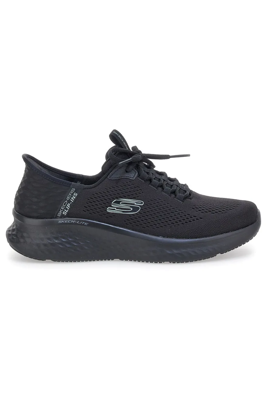 Sneakers Nere In Mesh Con Slip-Ins Skechers Skech-Lite Pro Primebase