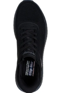 Sneakers nere in mesh con tecnologia Slip-ins Skechers BOBS Squad Chaos Solid Step
