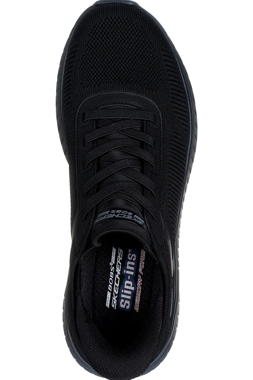 Sneakers nere in mesh con tecnologia Slip-ins Skechers BOBS Squad Chaos Solid Step