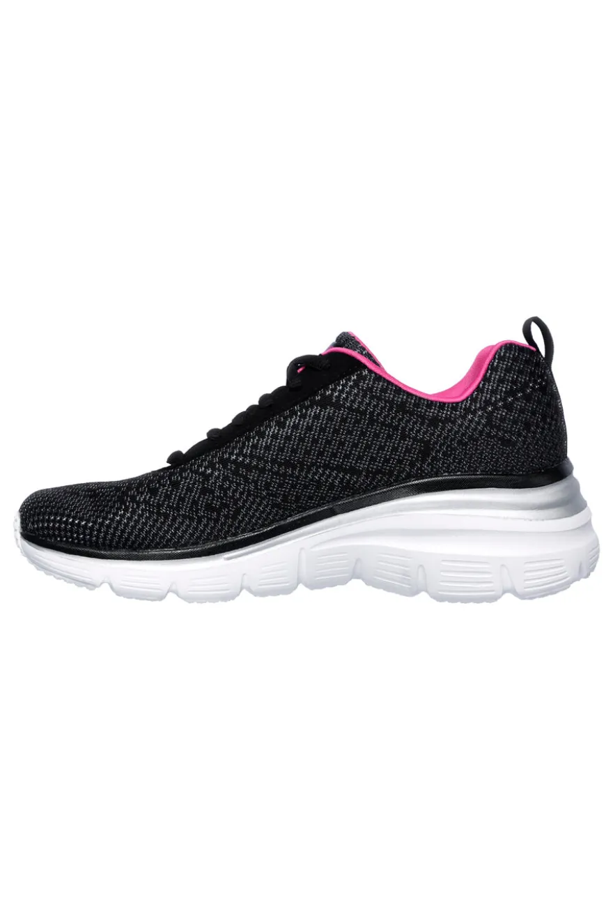 Sneakers nere in mesh con memory foam Skechers Fashion Fit Bold Boundaries