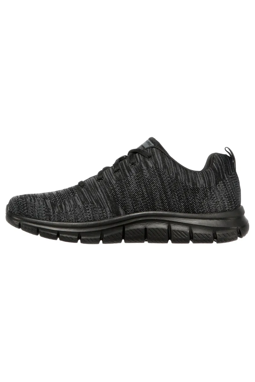Sneakers nere in mesh knit con Memory Foam Skechers Track Front Runner