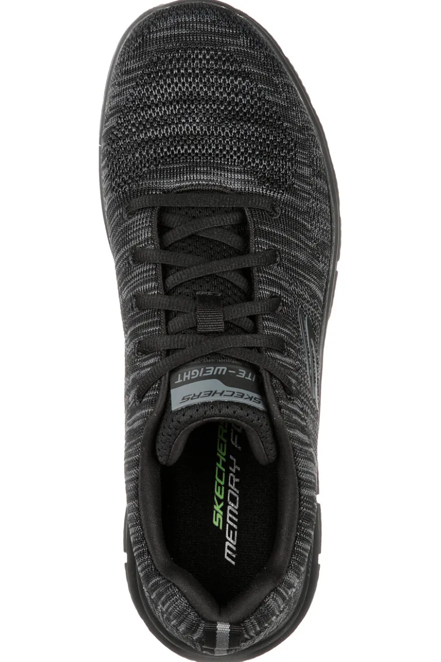 Sneakers nere in mesh knit con Memory Foam Skechers Track Front Runner