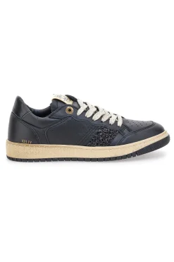 Sneakers nere in pelle con dettagli glitter Made in Italy Pittarello Capsule Kelly