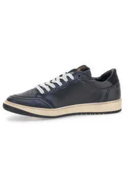 Sneakers nere in pelle con suola beige Pittarello Plus Aurelius Made in Italy