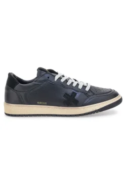 Sneakers nere in pelle con suola beige Pittarello Plus Aurelius Made in Italy