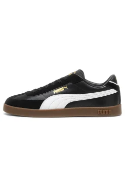 Sneakers nere in pelle e camoscio con logo bianco Puma Club II Era