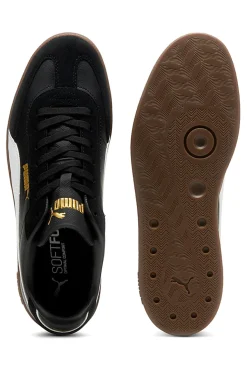Sneakers nere in pelle e camoscio con logo bianco Puma Club II Era