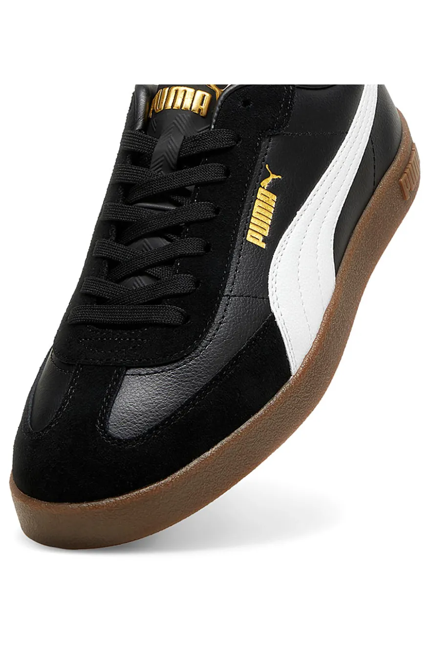 Sneakers nere in pelle e camoscio con logo bianco Puma Club II Era
