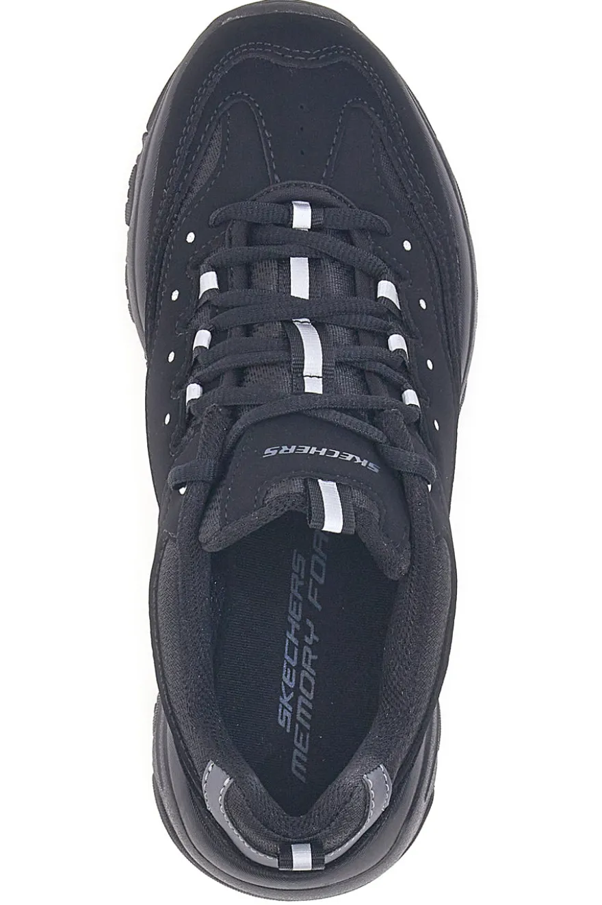 Sneakers nere in pelle e mesh con Memory Foam Skechers I-Conik
