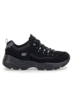 Sneakers nere in pelle e mesh con Memory Foam Skechers I-Conik