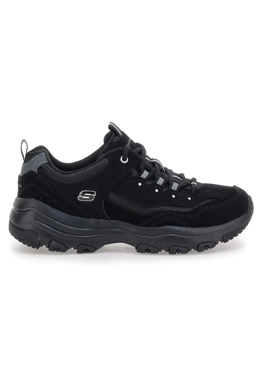 Sneakers nere in pelle e mesh con Memory Foam Skechers I-Conik