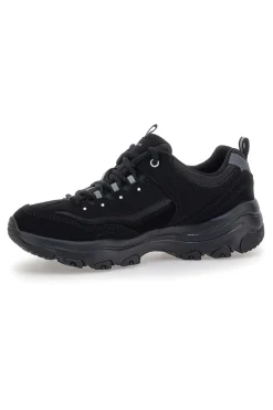 Sneakers nere in pelle e mesh con Memory Foam Skechers I-Conik