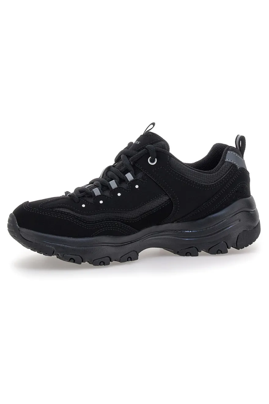 Sneakers nere in pelle e mesh con Memory Foam Skechers I-Conik