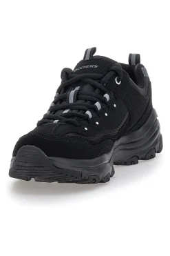 Sneakers nere in pelle e mesh con Memory Foam Skechers I-Conik