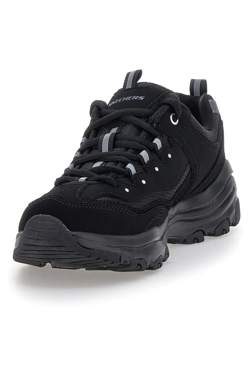 Sneakers nere in pelle e mesh con Memory Foam Skechers I-Conik