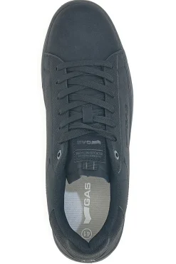 Sneakers nere in simil nabuk con logo traforato Gas GAM524117