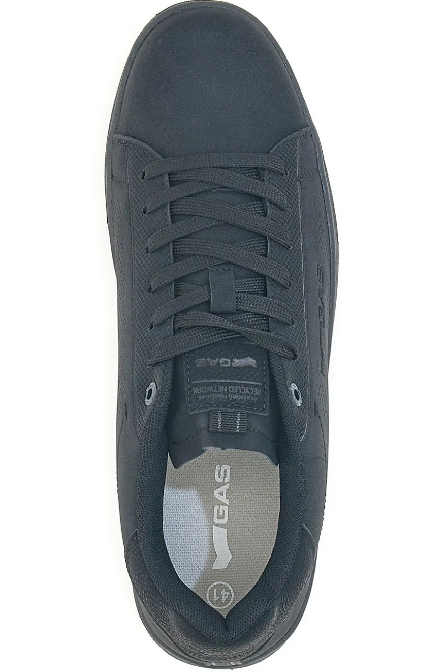 Sneakers nere in simil nabuk con logo traforato Gas GAM524117