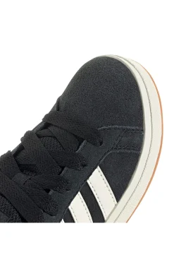 Sneakers nere in suede con 3 strisce bianche Adidas Grand Court 00s K