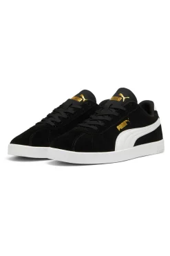 Sneakers nere in suede con logo oro Puma Club II