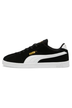 Sneakers nere in suede con logo oro Puma Club II